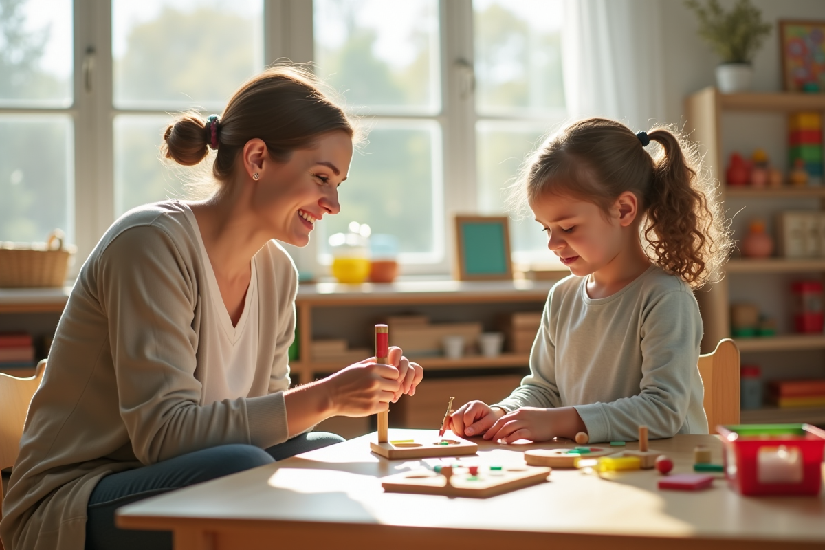 enseignant montessori