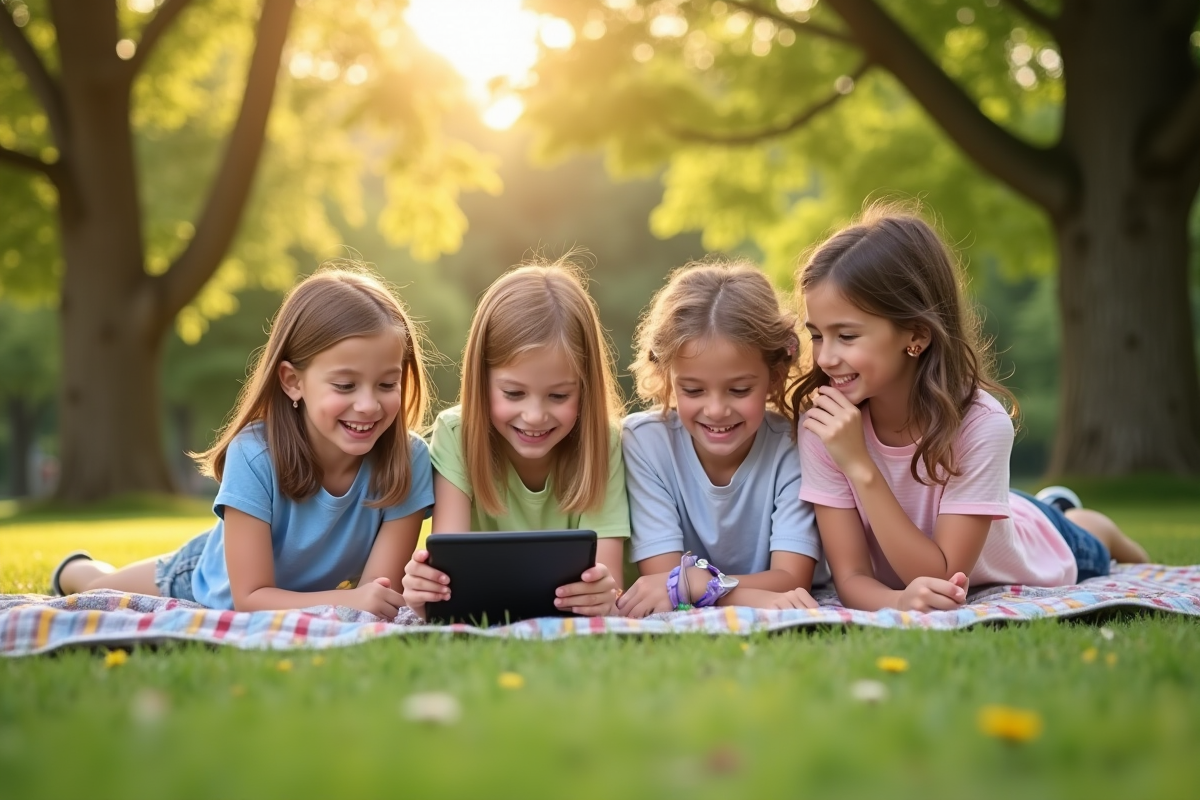 enfants écran