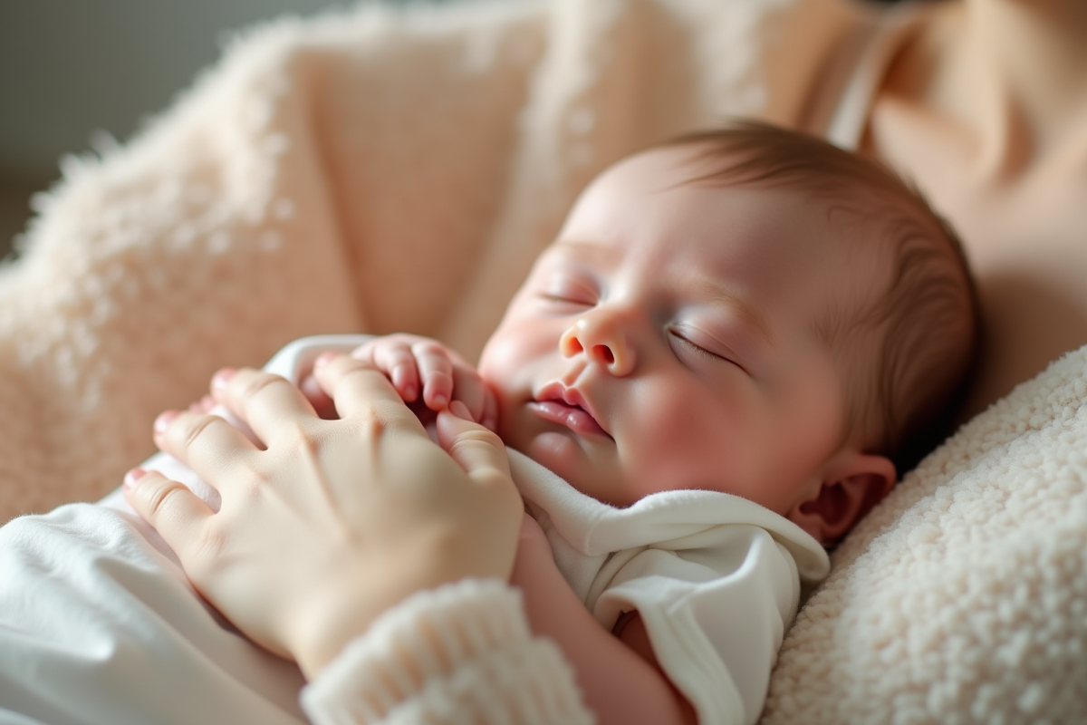 main bébé